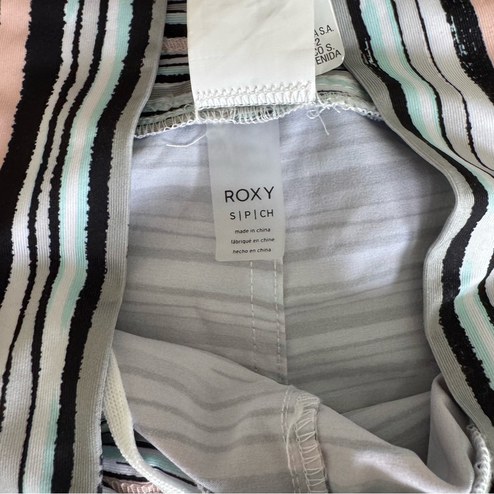 Roxy Striped Women's Swim Board Shorts Size Small - Picture 5 of 5